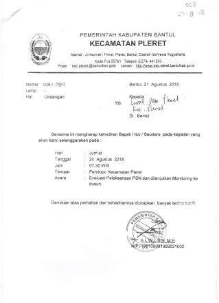 Evaluasi Pelaksanaan PSN dan dilanjutkan Monitoring ke Dusun